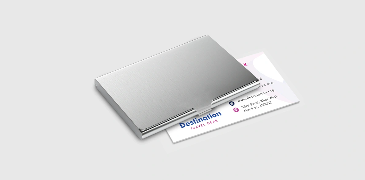 Metal Visiting Card Holder
