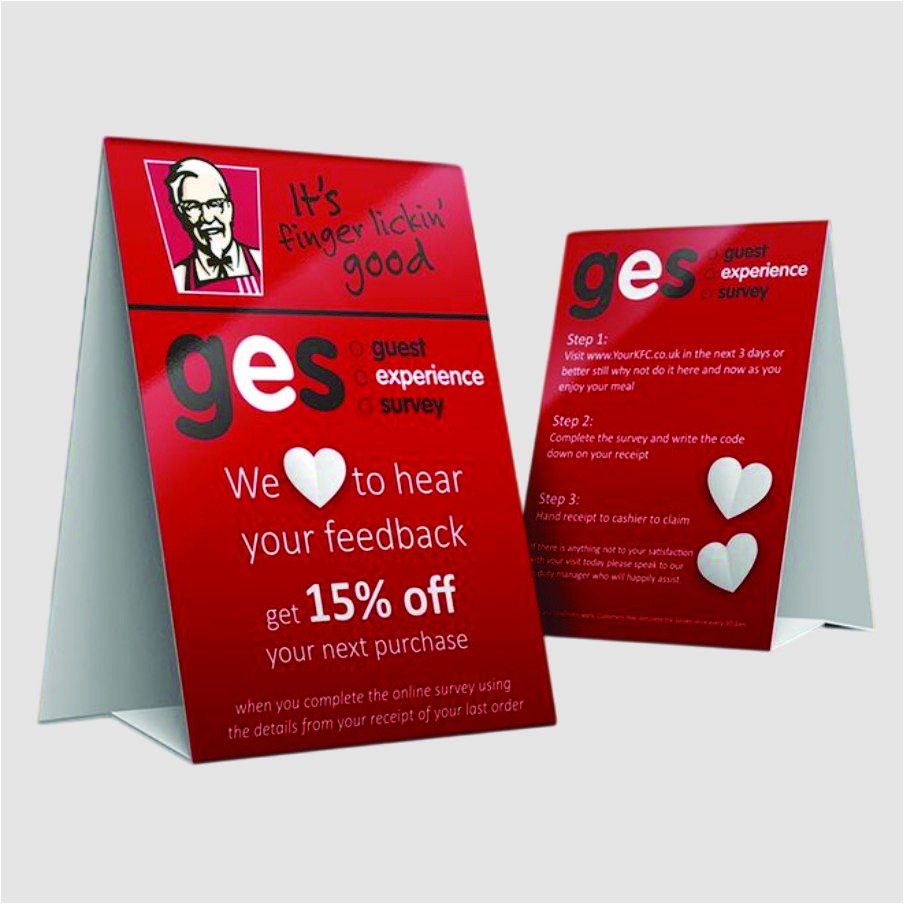 Tent Cards